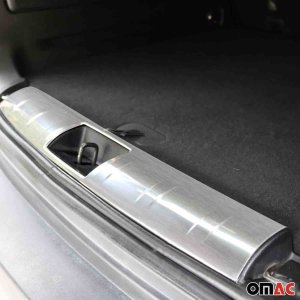 Jeep Renegade Trunk Sill Cover - Omac - Stainless Steel Brushed - Silver - '19-'24